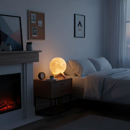 LunaLamp Moon Night Light