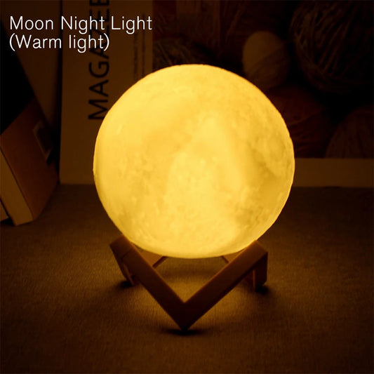 LunaLamp Moon Night Light